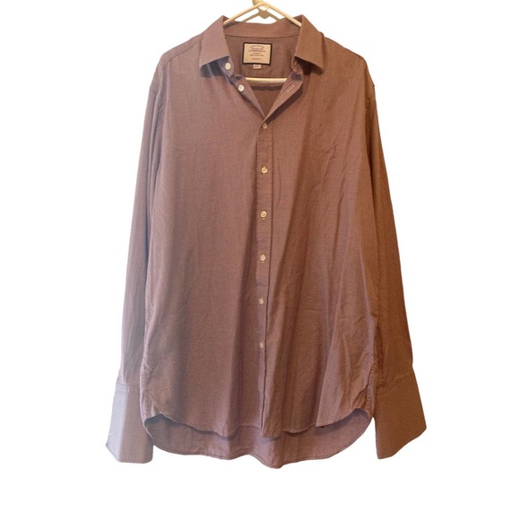 Charles Trywhitt Classic Fit French Cuff Dress Shirt - 17/36 - Picture 1 of 5